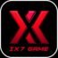 IX7 Game official style logo icon with red modern gaming design on black background